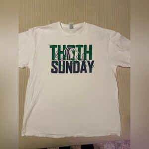 Mardi Gras Krewe of Thoth Sunday White Graphic T-shirt